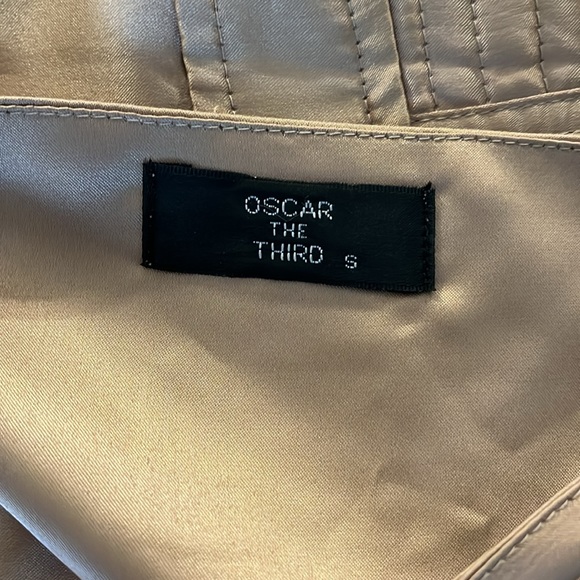 Oscar the Third Corset Dress in Nude 100% Silk Sz S - Picture 16 of 16